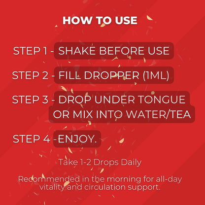 Circuflow™ Vitality Drops – All-In-One Circulation & Wellness Support
